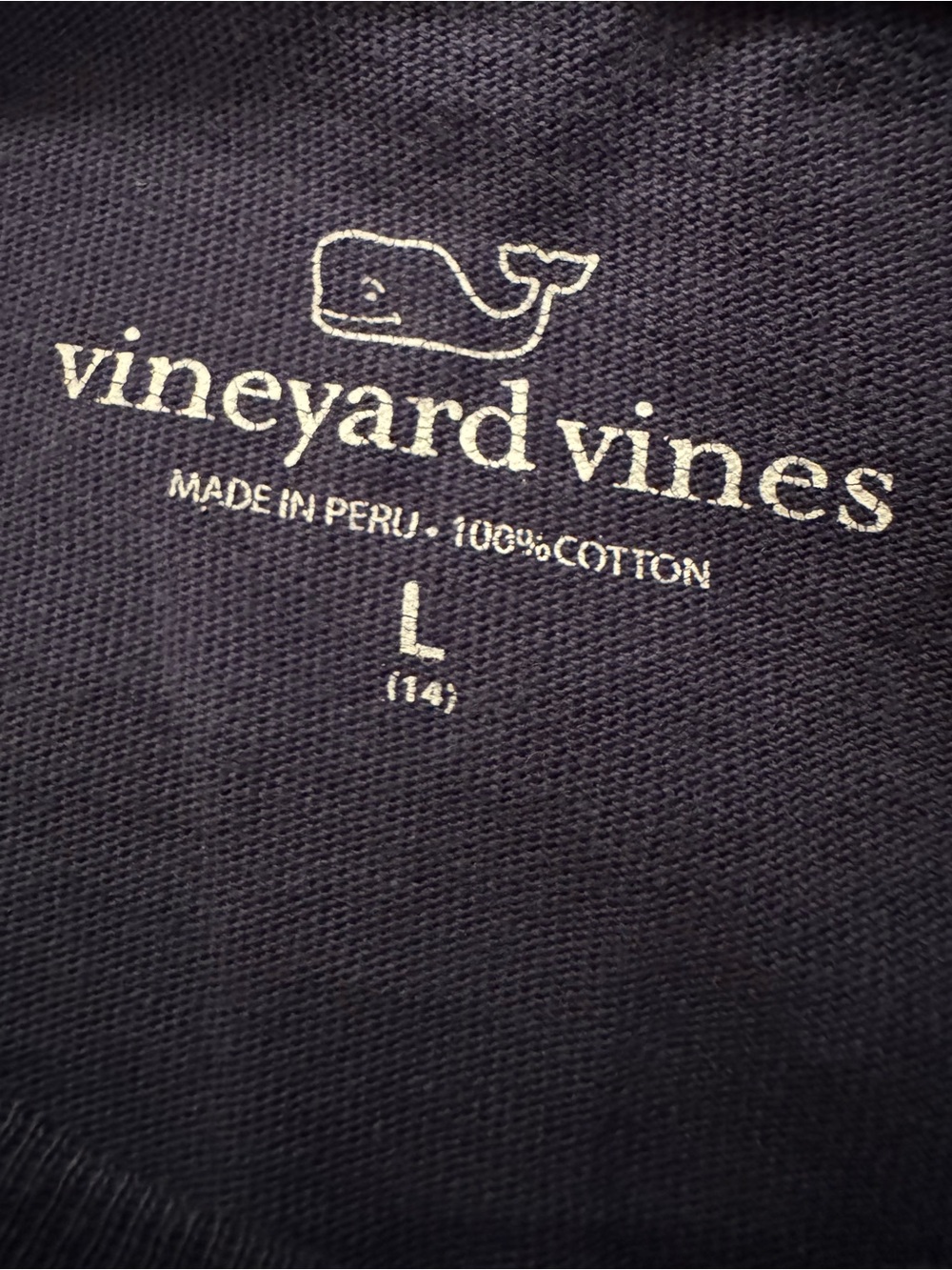 Vineyard Vines Kids Long-Sleeve Pocket Tee - Navy Blue - Picture 3 of 3